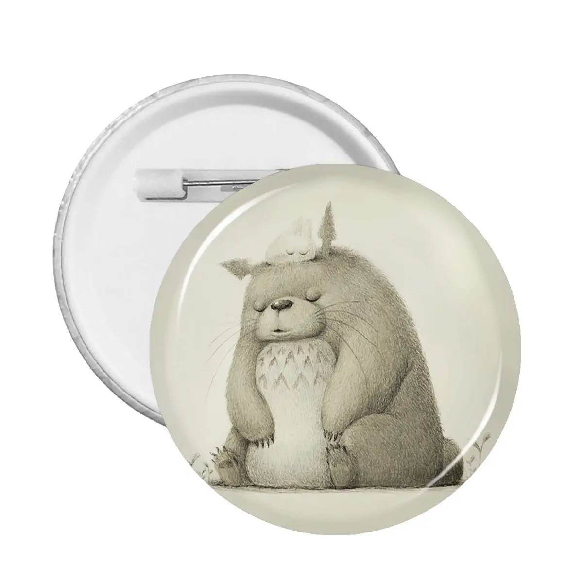 

ПВХ Totoro аниме значки забавное украшение подарок для шляпы Chinchillas броши-кошки булавки