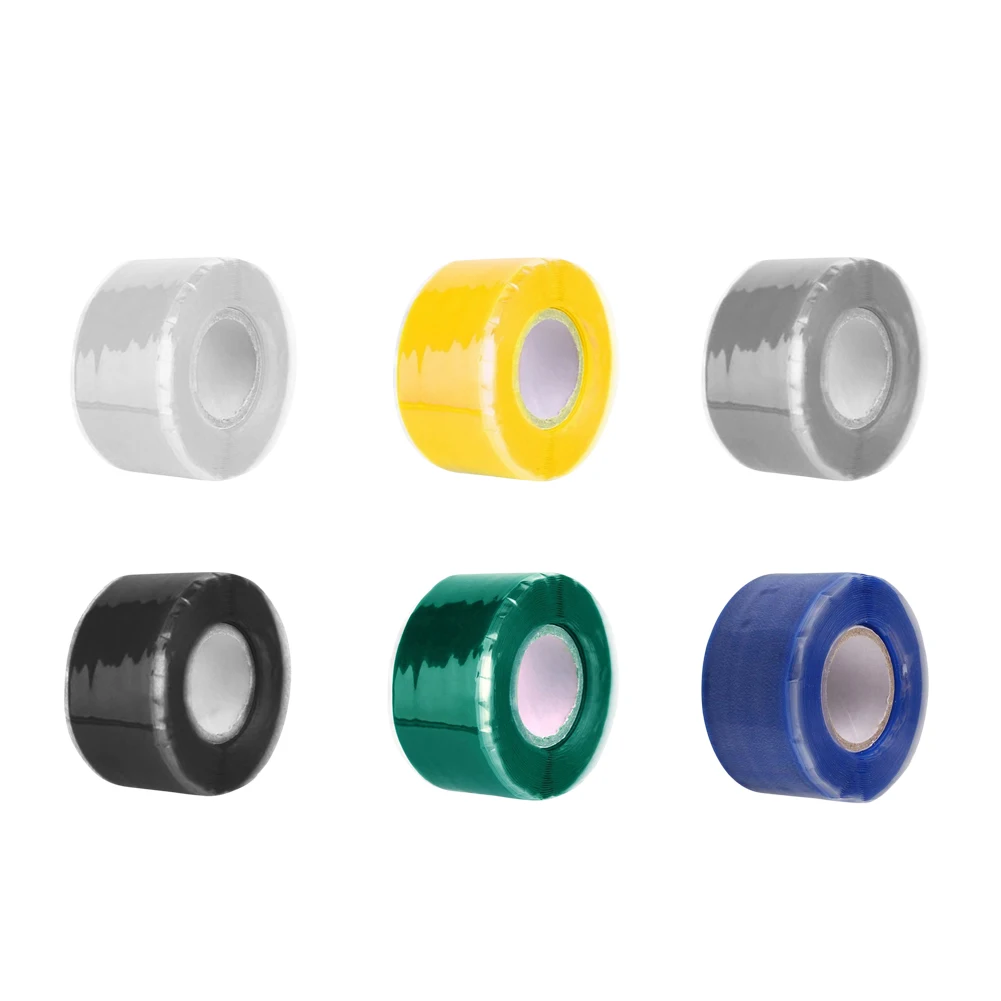 

Waterproof Silicone Performance Repair Tape Self-adhesive Strong Rubber Silicone Bonding Tape SelfFusing Wire Tape 2.5cm*1.5m