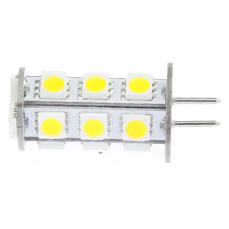 

GY6.35 Dimmable G6.35 led LAMP LIGHT 12VAC/12VDC/24VDC 18LED 5050SMD 3W 360-396LM White Warm White Car Spot 1pcs/lot