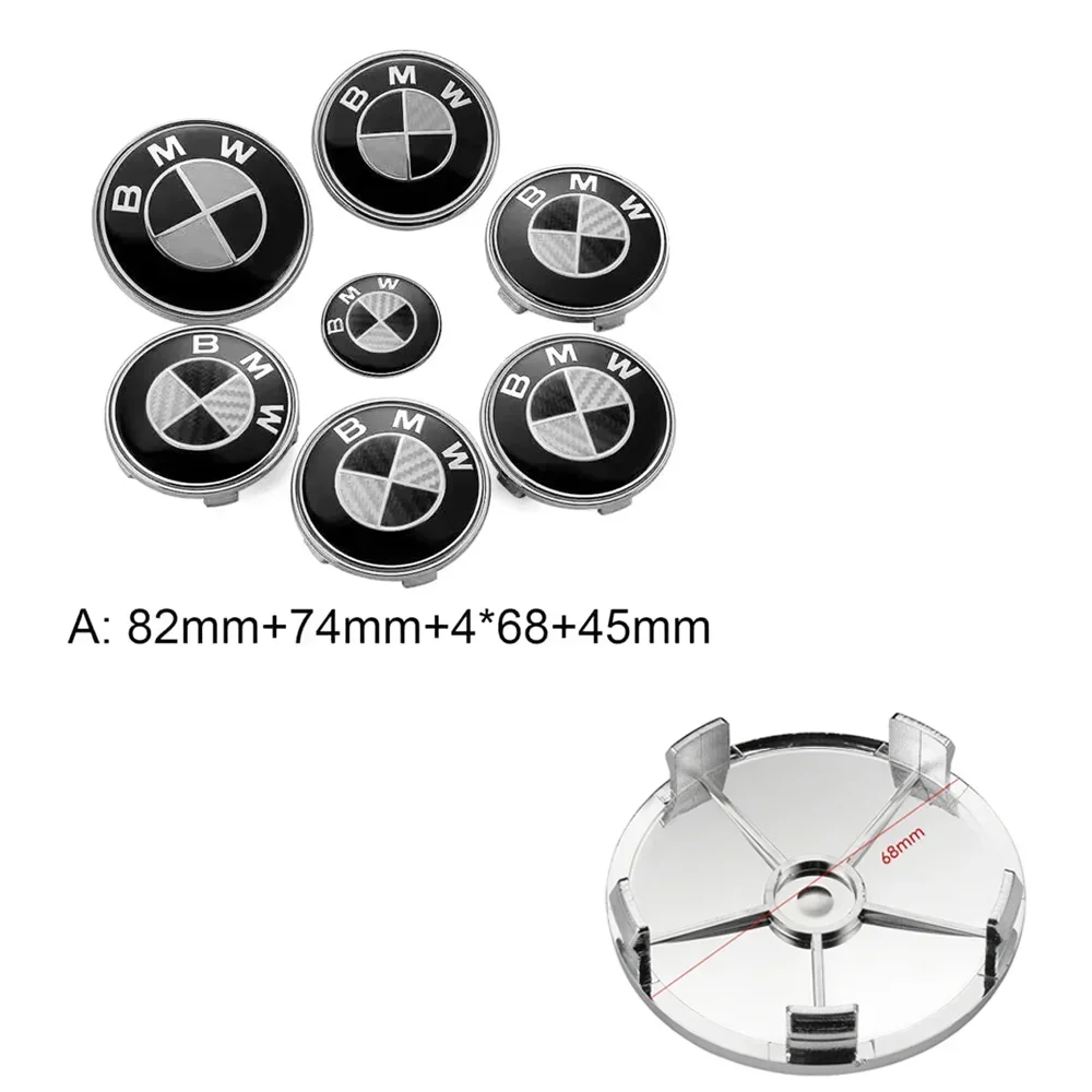 7 шт. эмблема центральной ступицы колеса автомобиля значок капота передний и