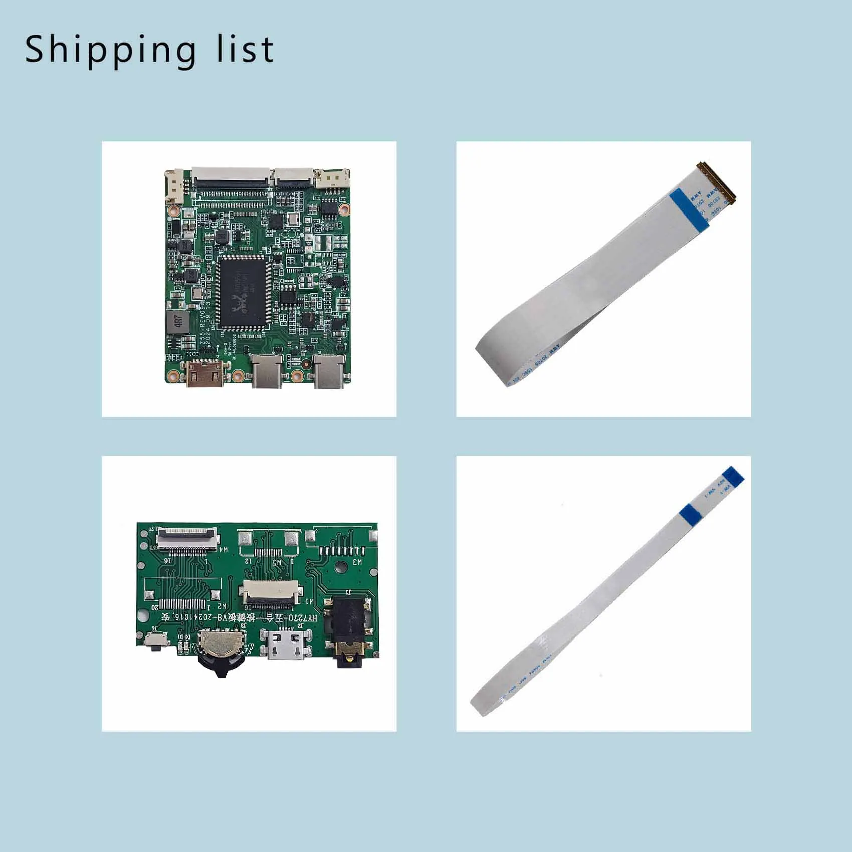 Фото Плата контроллера Type-C EDP USB для гибких OLED-дисплеев 13,3 дюйма 1920x1200 №2