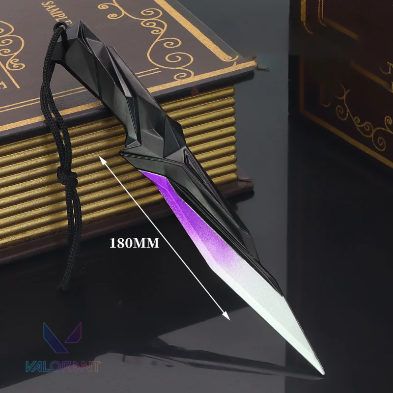 

Valorant Weapon 18cm Melee Singularity Knife Metal Singularity Collection Game Peripheral Samurai Sword Katana Model Gift Toy