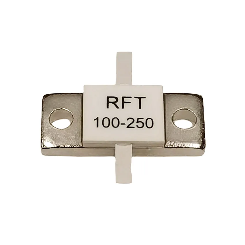

RFT100-250RM2510 Фланец с двойным выводом, 100 Ом, 250 Вт, радиочастотный резистор высокой мощности