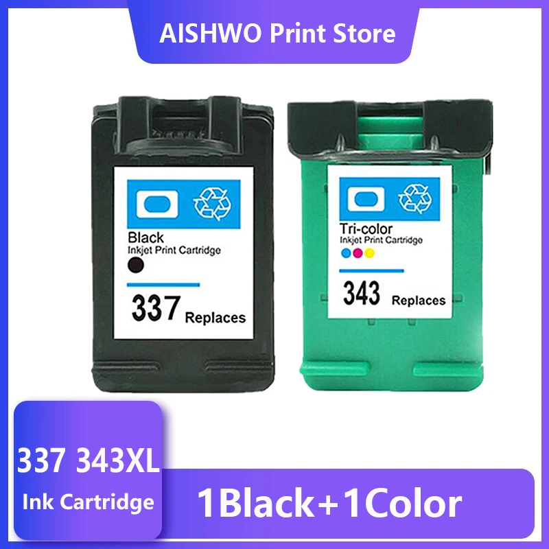 

Compatible ink Cartridges For HP 337 343 XL for HP Photosmart C3180 C3183 C4180 C4183 2610 2613 2710 8153 8450 Printer