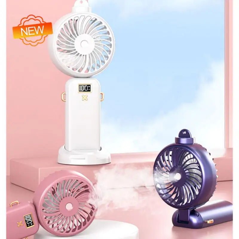 

Складной холодный вентилятор с распылителем, портативный USB-вентилятор с цифровым дисплеем для зарядки, уличный пополнитель воды, круглые маленькие вентиляторы