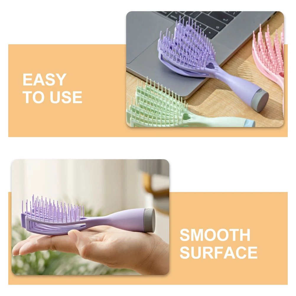 Полая расческа двойного назначения для завивки волос щетка завитых женская