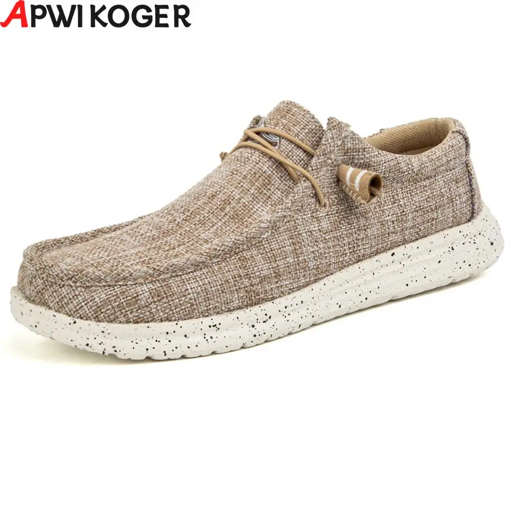 

Men Leisure Street Shoes Fashion Breathable Soft Driving Shoes Casual Outdoor Lightweight Slip-On Boat Shoes Sport Shoes
