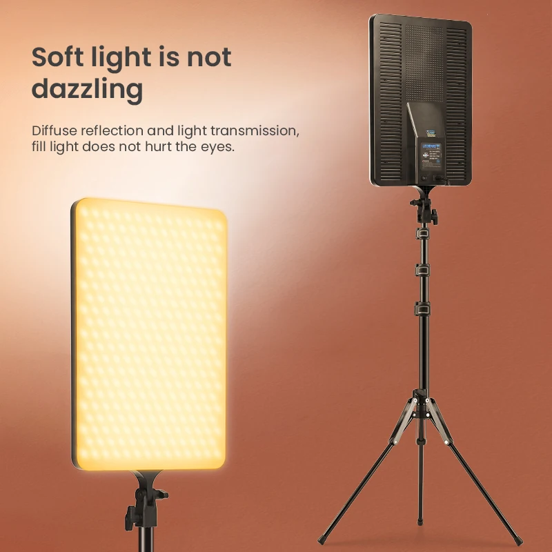 Купи 100W 19" LED Photo Studio Light For Youbute Game Live Video Lighting On Camera Portable Video Recording Photography Panel Lamp за 4,871 рублей в магазине AliExpress