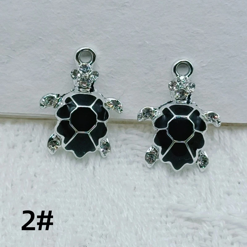 Фото 20 шт. DIY аксессуары для рукоделия: браслеты, серьги, ожерелья, подвески в виде черепах, бабочек и насекомых №3