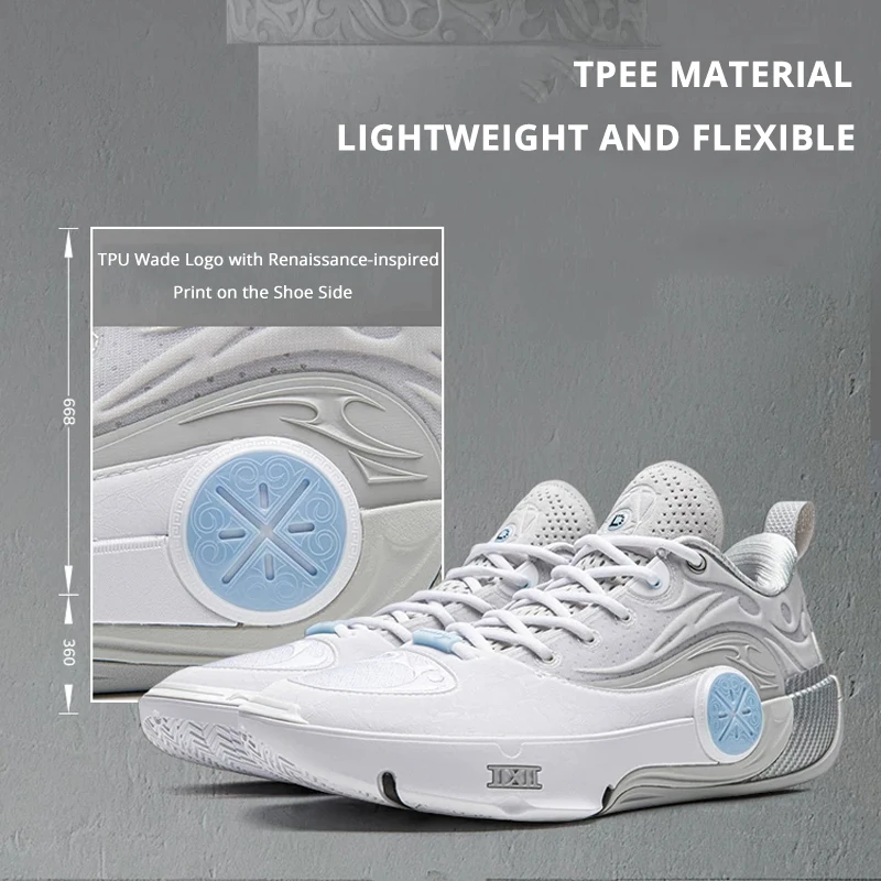 Фото Мужские профессиональные баскетбольные кроссовки Li-Ning WAY OF WADE 12, кроссовки для соревнований с подкладкой из углеродного волокна ABAV085 №5