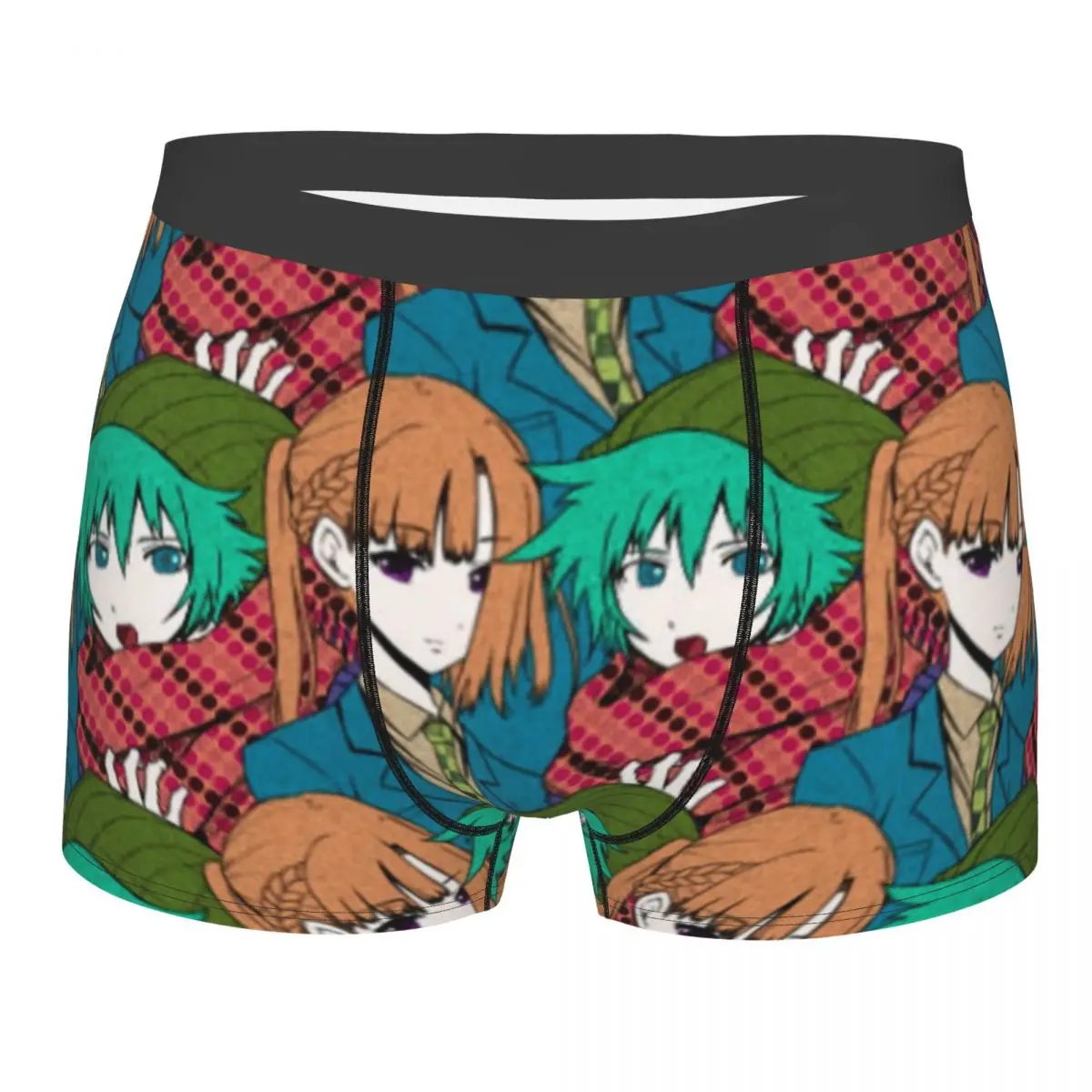 Фото Модные мужские трусы-боксеры Fashion Shin Tsukimi Your Turn To Die Hat, эластичные, с принтом YTTD Game Anime №1