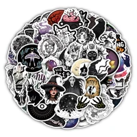 103050pcs cool retro anime gothic witch stickers waterproof motorcycle laptop phone bike car skateboard sticker decal kid toy