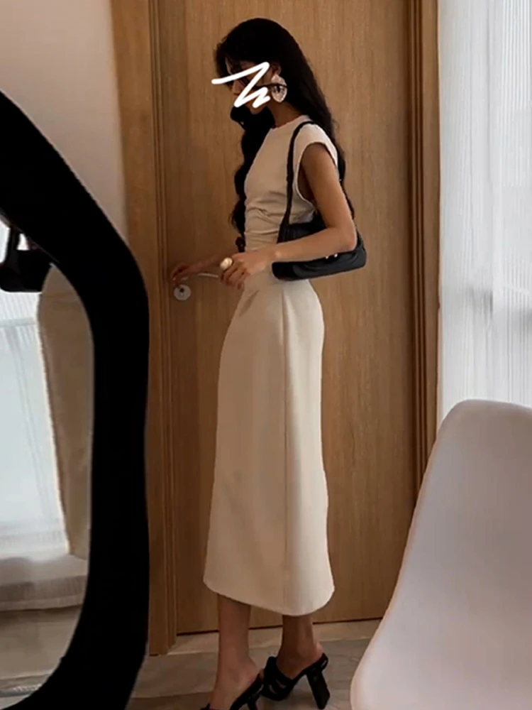 Темпераментное французское платье детское лето 2024 новый дизайн маленькое