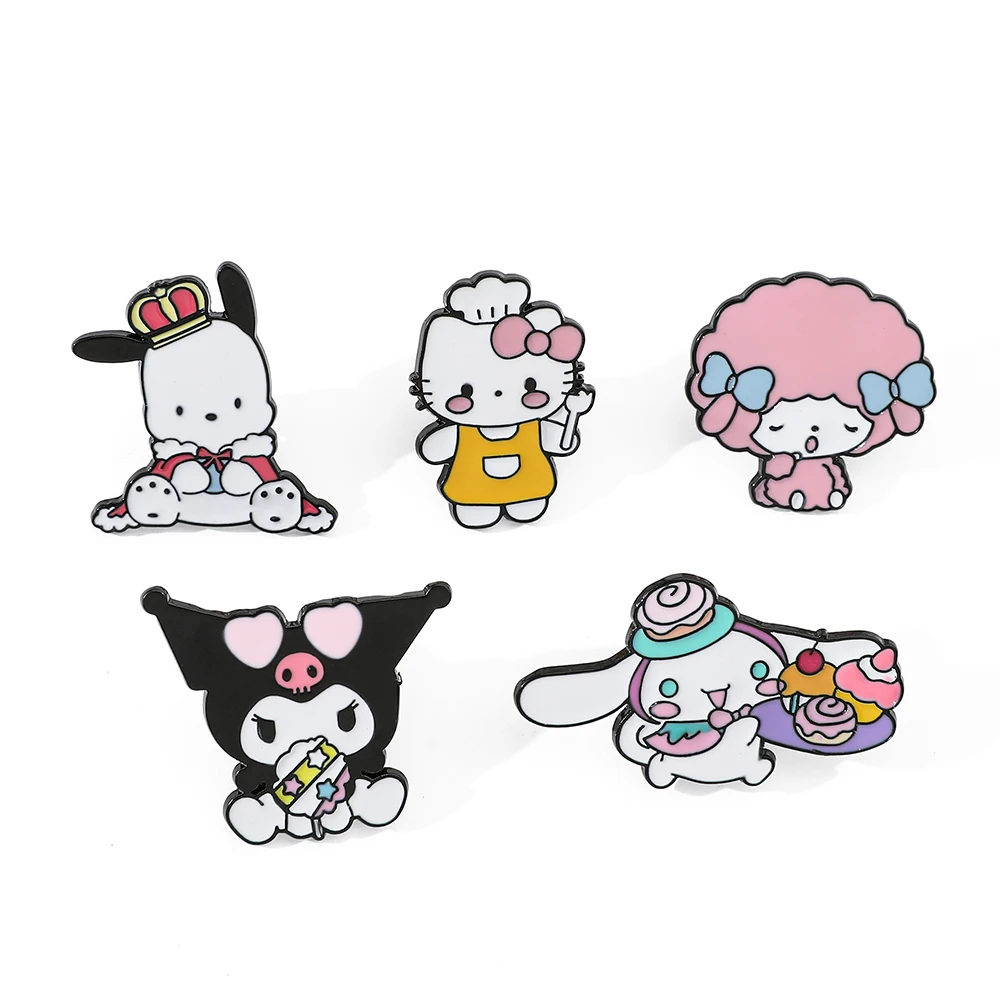 5 шт. металлический значок с эмалью Мой сладкий Пано