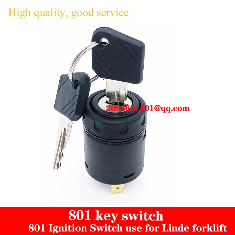 

801 Key Switch/ Linde Forklift Parts OEM 7915492622 or 7915492624 or7915492619 Use for 335 336 1123 1158