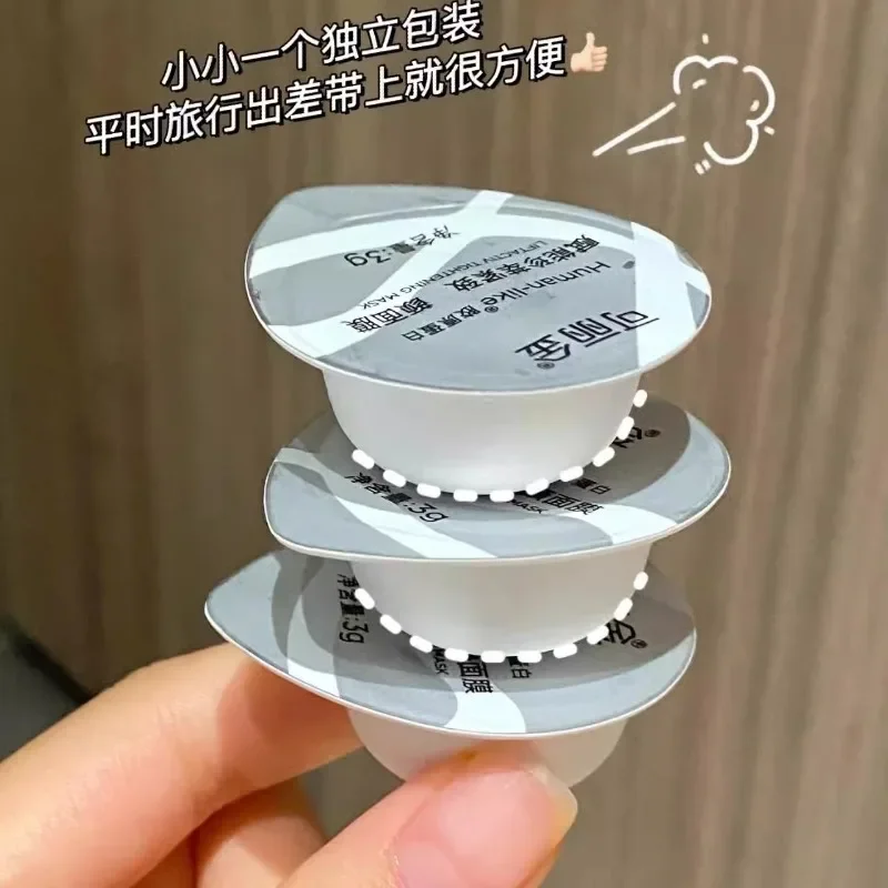 Collgene Knicoin Коллагеновая маска для лица похожая в человека укрепляющая легкие