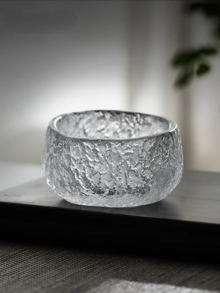 

Glass Kungfu Tea Cup Infuser Teaware Mugs Bowl Handmade Soup Tureen Ceremony Kitchen Accessories Coffeeware Teaware Water Dishes