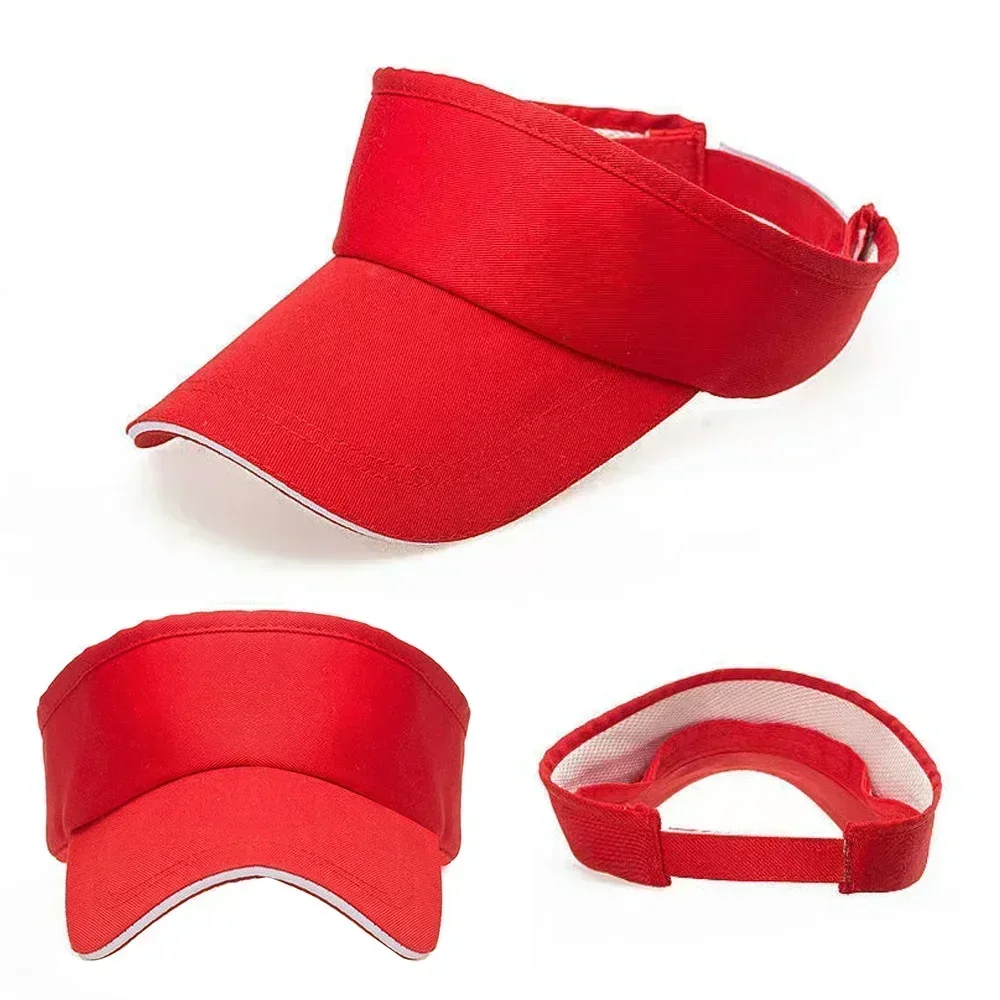 Baseball Cap New Era Design Outdoors Sun Hat Ttravel Print Series Red Empty Top for Golf Marathon Running