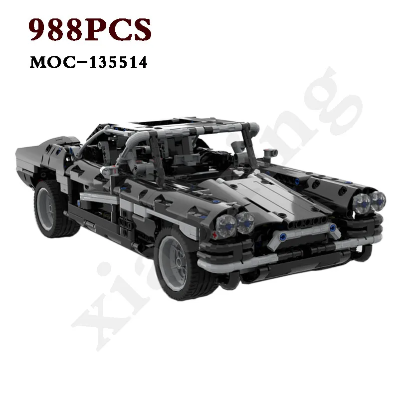 

MOC-135514 Racing 42111-C1by ale0794 модель Racing 988 шт. строительные блоки для взрослых MOC сборные строительные блоки Рождественский подарок