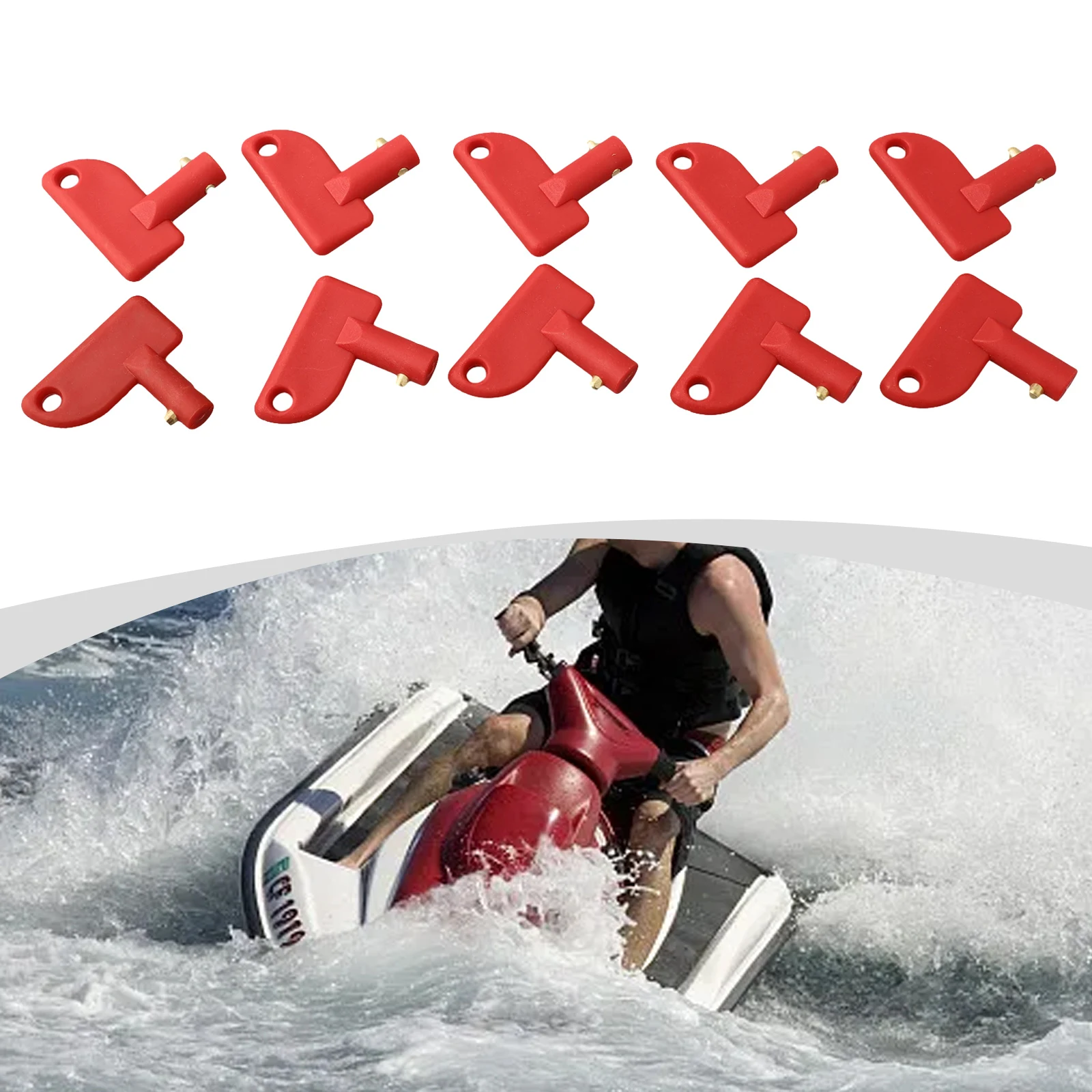 10X АБС-пластик автомобильный запасной ключ для аккумулятора изолятор