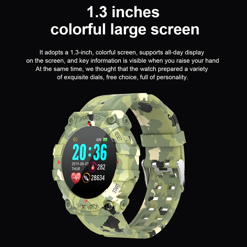 Лучшие предложения IP67 водонепроницаемые спортивные умные часы Bluetooth