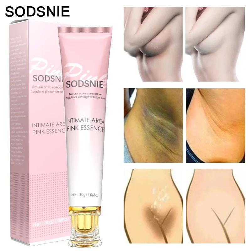 Эссенция розовая для интимной области отбеливающий крем частной части удаление