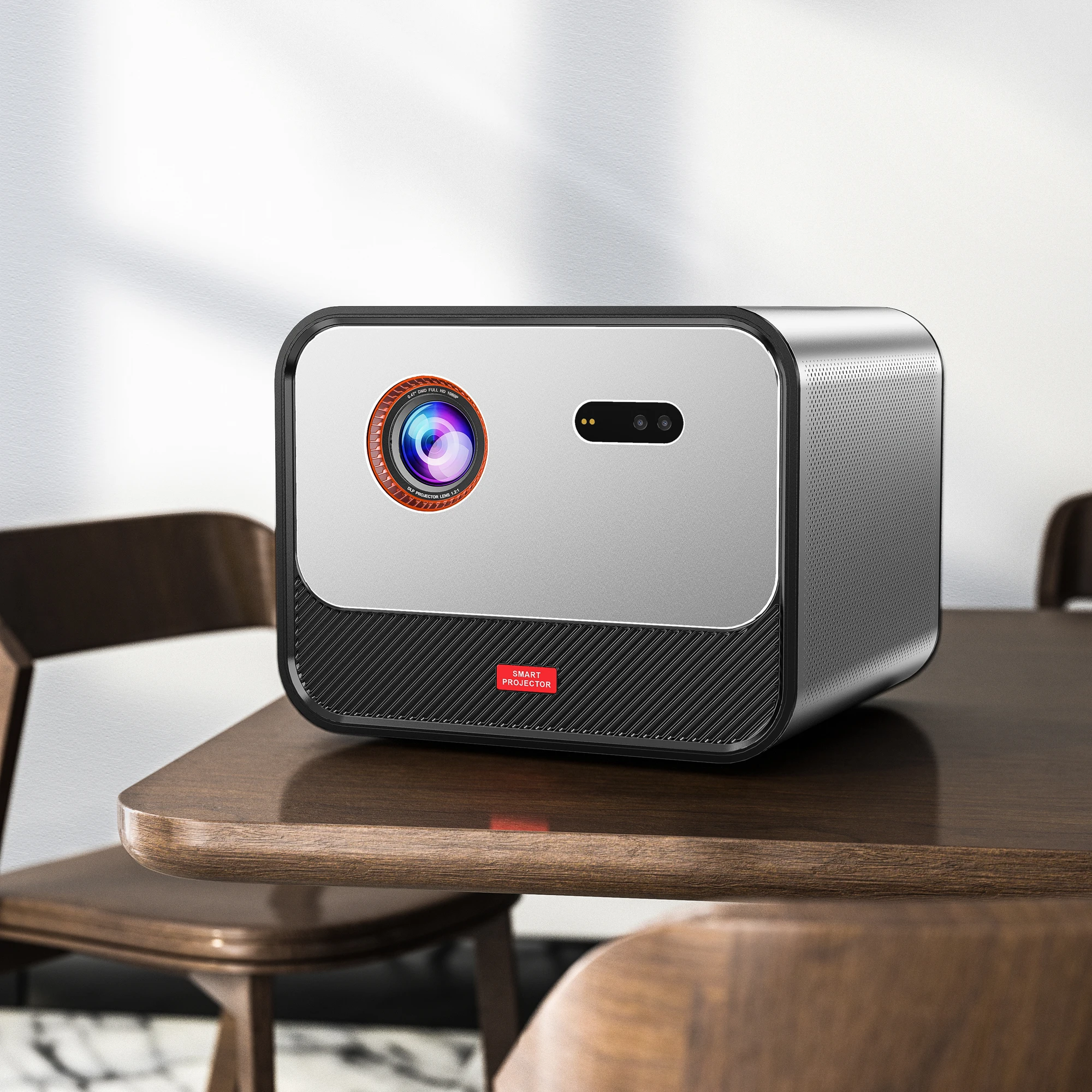 

2023 New 4K 1080P 2200ANSI Mini Projector Android 11.0 5G 3D Video Built-in 30000mAh battery 2/32G DLP portable projector X5