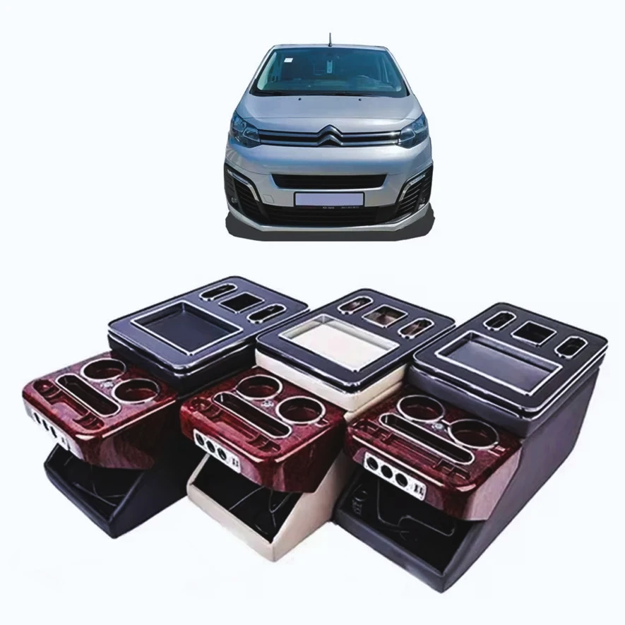 Фото Комплект VIP-аксессуаров для Toyota Proace Verso 2016-2023: багажник, поручень, фонарь, подлокотник. Для коммерческого использования, универсальный, для центральных магазинов. №2