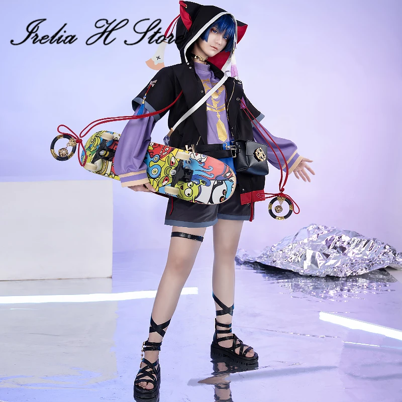 

Irelia H Store Game Genshin Impact Kunikuzushi Cosplay Scaramouche Kunikuzushi Униформа костюмы для Хэллоуина