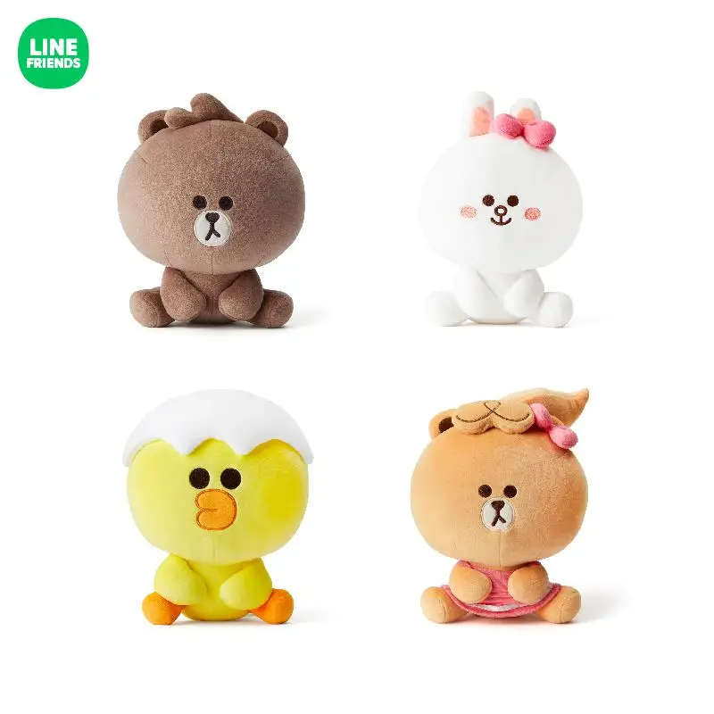 

LINE FRIENDS MINI Series 20Cm Kawaii Brown Cony Sally Plush Doll Toys Cartoon Anime Cute Girl Heart Doll Decorations Girl Gifts