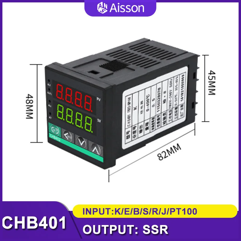 

Реле SSR с двойным выходом, PID, регулятор температуры AC220V, термостат, цифровой регулятор CHB402 CHB401 CHB702 CHB902 MV * AN, универсальный