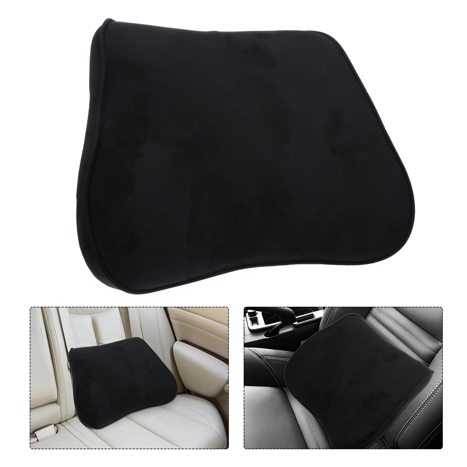 

Pillow Lumbar Support Cushion Car Memory Chair Foam Lower Office Waist Black Protector Mat Coccyx Non Orthopedic Perfect