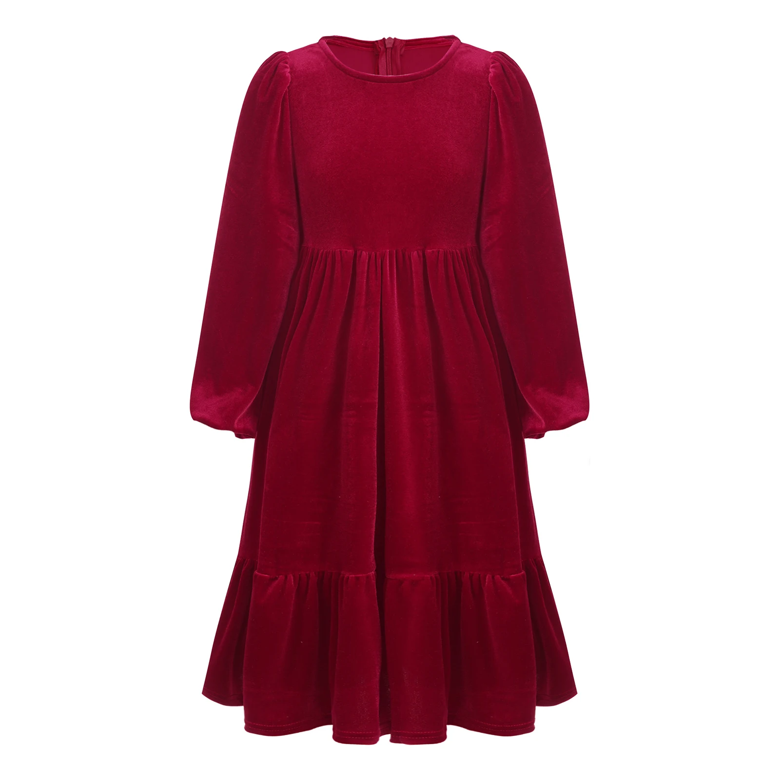 Рисунок 3 - Детское бархатное платье с рукавами-фонариками