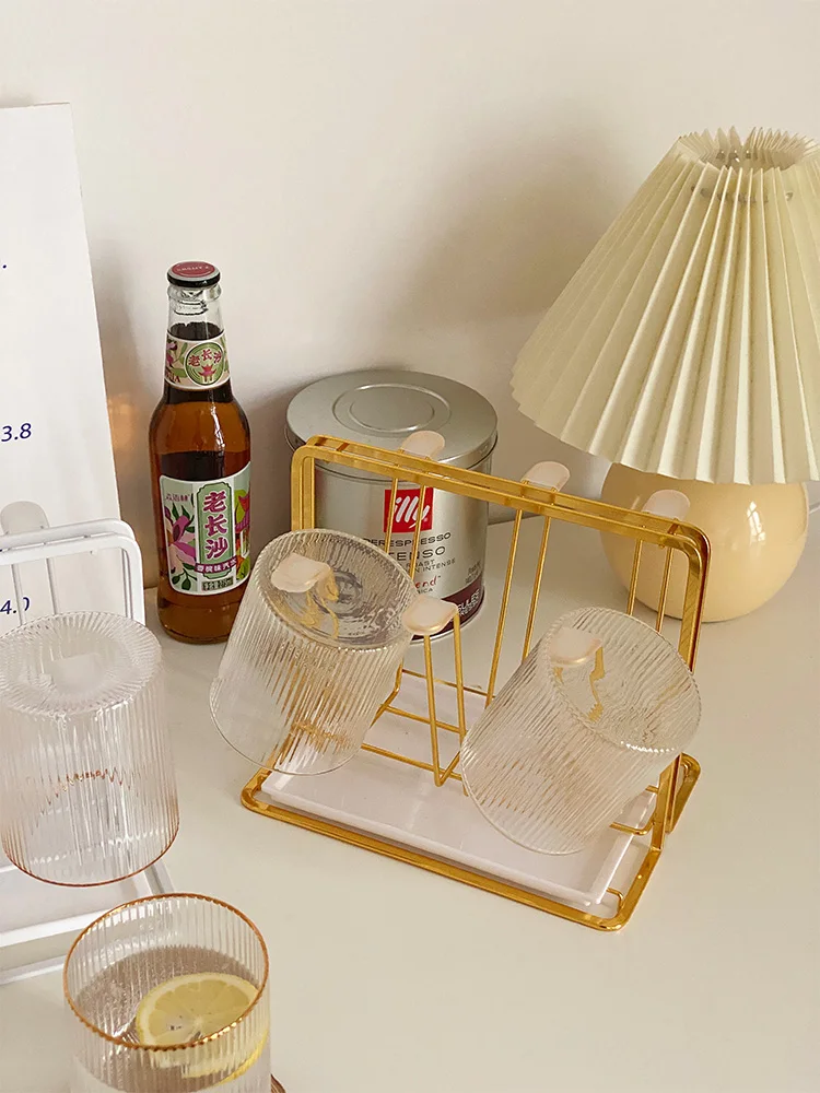 Металлический Подстаканник Ins в простом стиле бытовая круглая чашка для красного