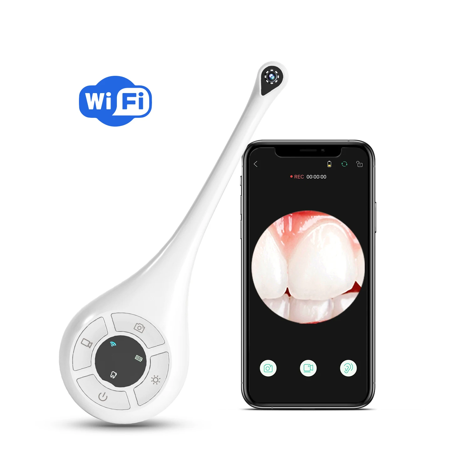 

Children's wireless oral endoscopy viewer wifi high-definition dental endoscope