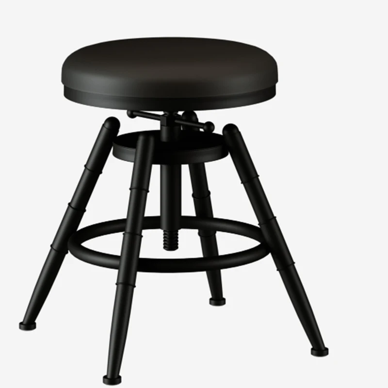 Современный регулируемый стул скандинавский Вертлюг роскошная Железная мебель