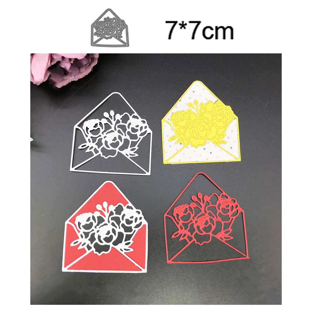 

Плоский цветочный конверт 2022 Новое поступление Металлическая высекальная штамповка декоративный нож для скрапбукинга альбома «сделай сам...