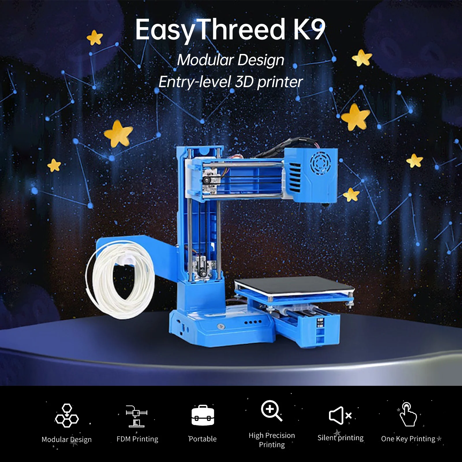 Купить Настольный Детский 3d Принтер Easythreed Mini