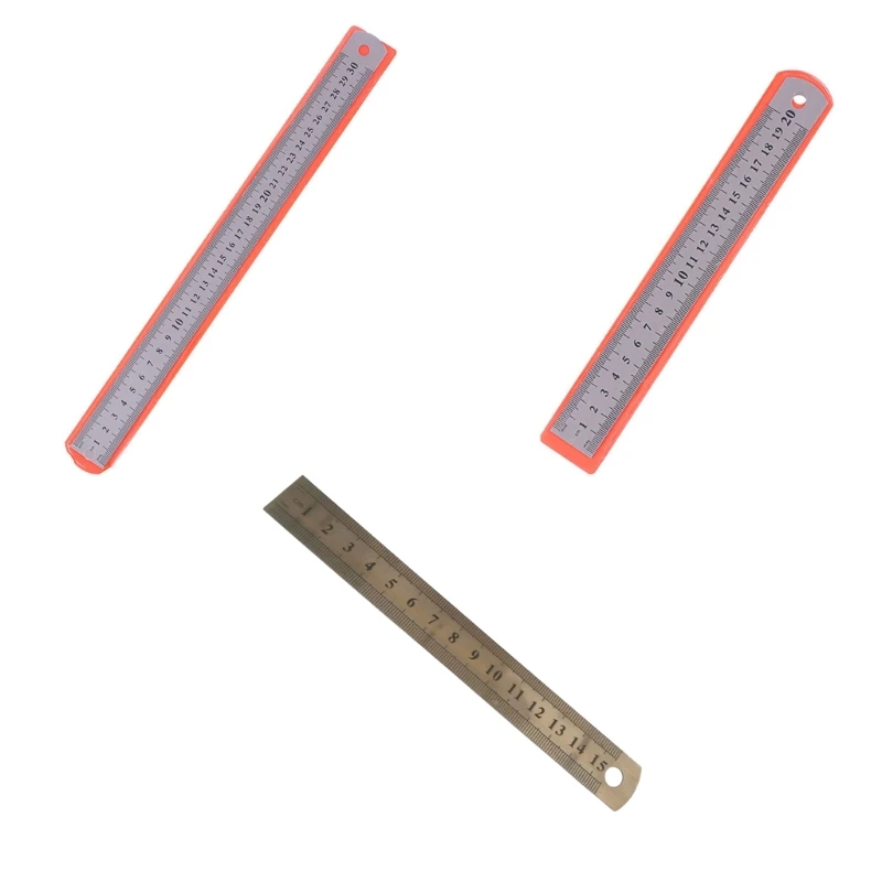 

15/20/30cm Straight Ruler Measuring Tools Stationery Drafting Accessories for Architect Engineers School Office Dropship