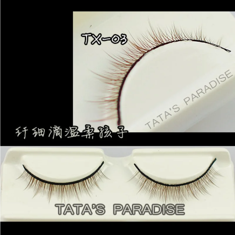 

BJD doll brown eyelash similar 4D simulation natural dense eyelash for 1/3 1/4 1/6 BJD DD SD Uncle doll DIY accessories TX-03