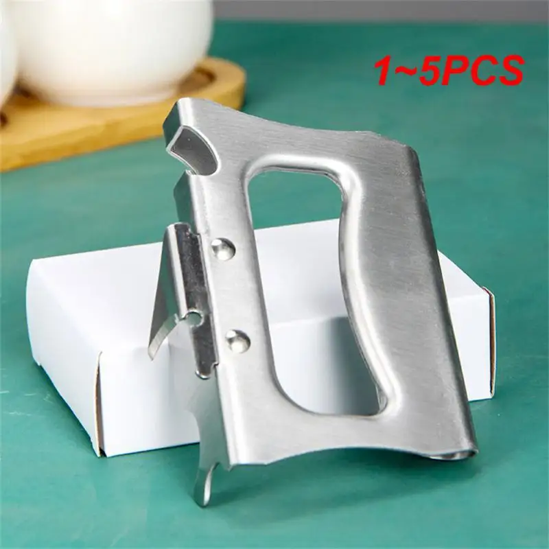 

1~5PCS Can Opener Manual 2 in 1 Stainless Steel Can Openers Portable Can Opener for Travel