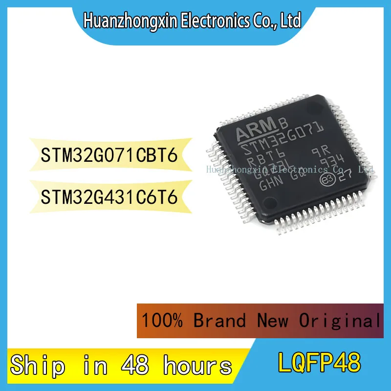 

STM32G071CBT6 STM32G431C6T6 LQFP48 100% Brand New Original MCU Chip Integrated Circuit Microcontroller