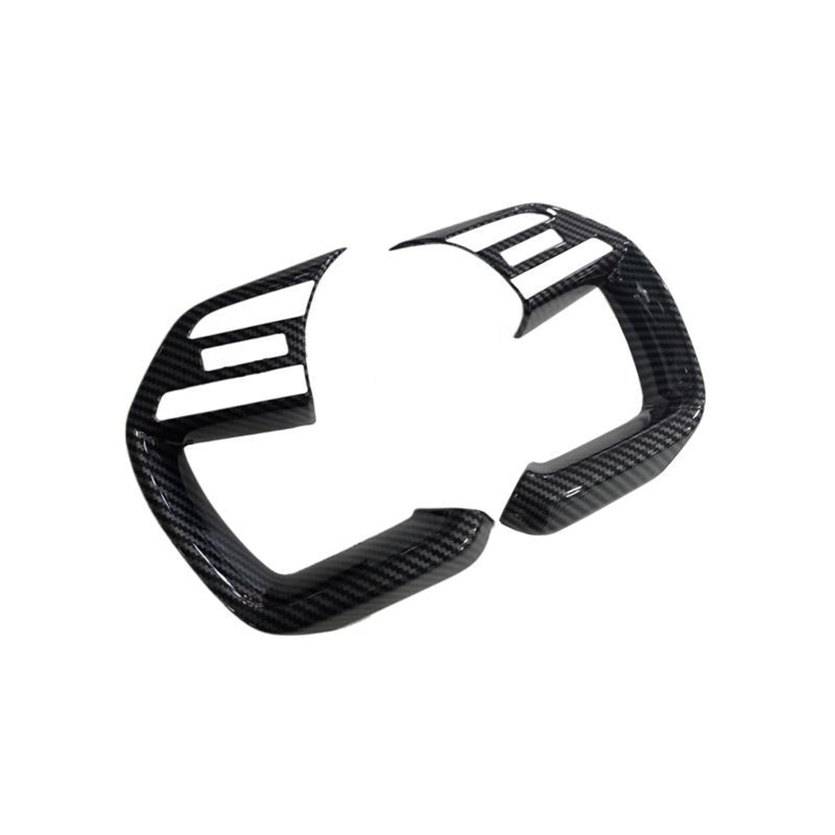 

2X for Hyundai Tucson 2021 2022 Car Steering Wheel Button Cover Trim Frame Decoration Sticker Accessories,Carbon Fiber