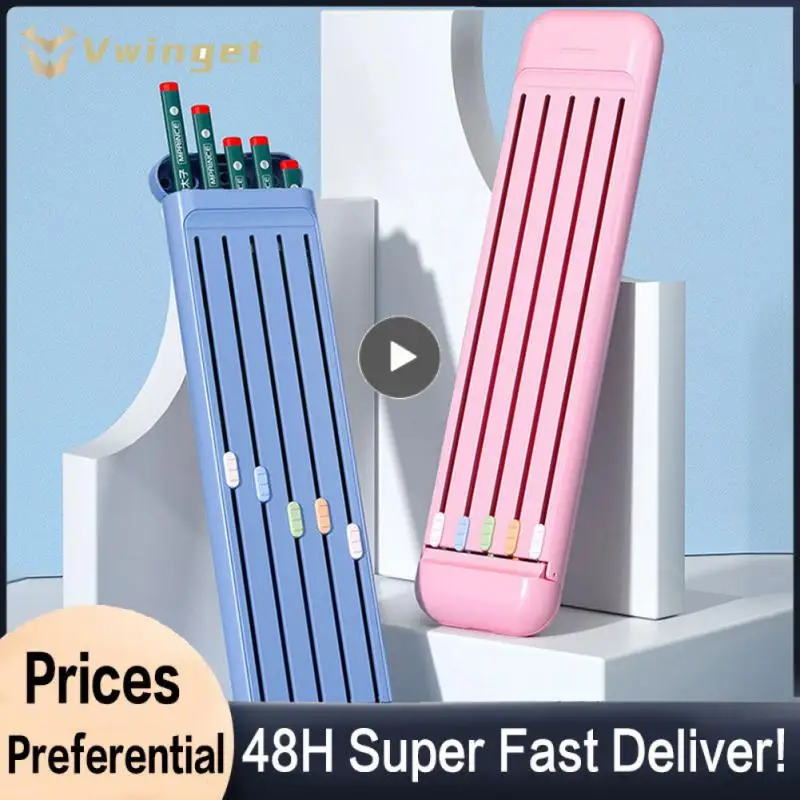 Student Pen Case Portable New Stationery Box Modern Personality School Reward Gifts Pencil Box