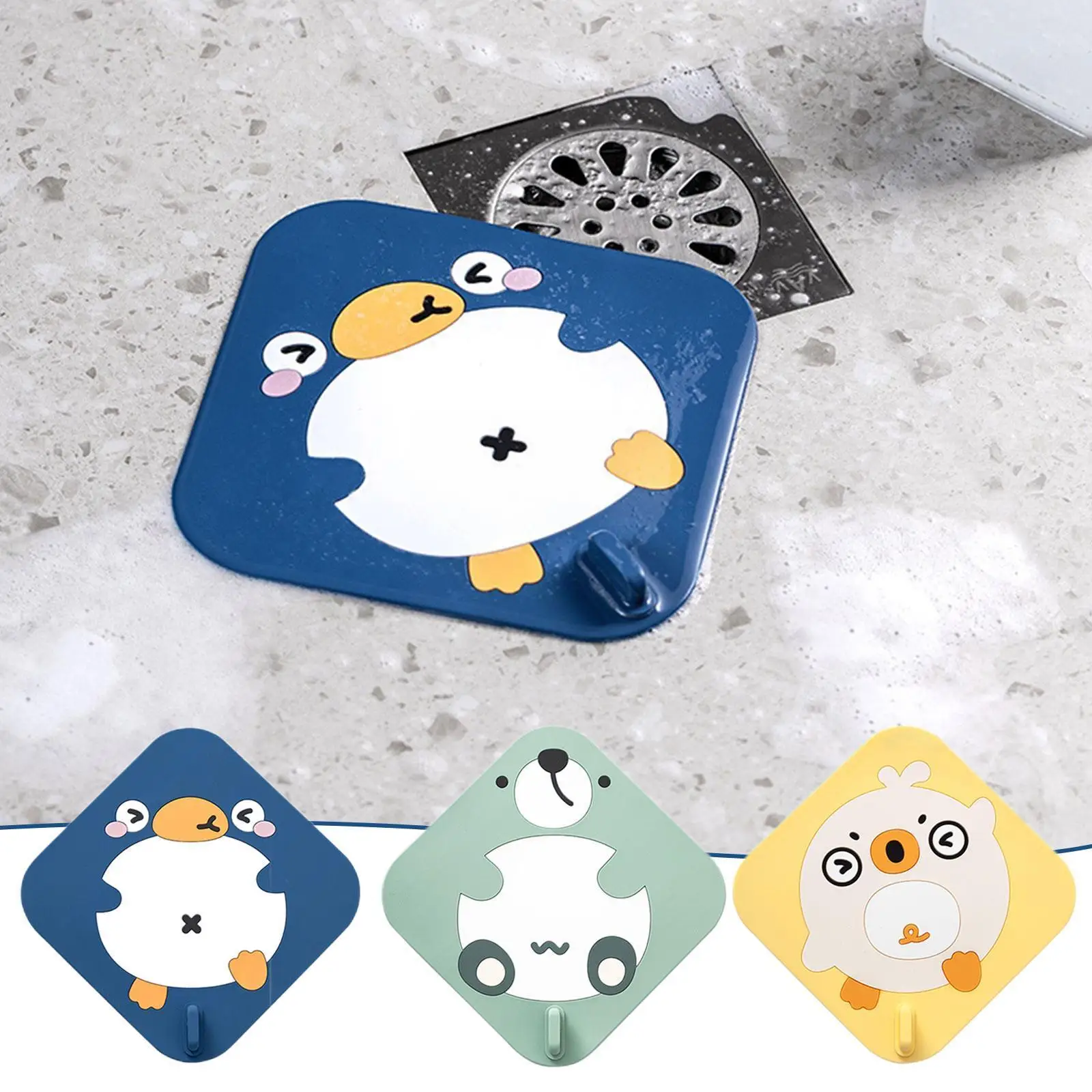 

New Cute Deodorant Silicone Pad Bathroom Anti-odor Cover Deodorant Bathroom Plugging Pad Silicone Sealing Accessories Y1p5