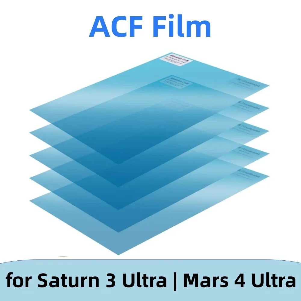 Фото 5 шт. высокоскоростная пленка ACF для ELEGOO Saturn 3 Ultra Mars 4 Ultra, полимерная ЖК-дисплей, детали 3D-принтера из смолы, аксессуары №1