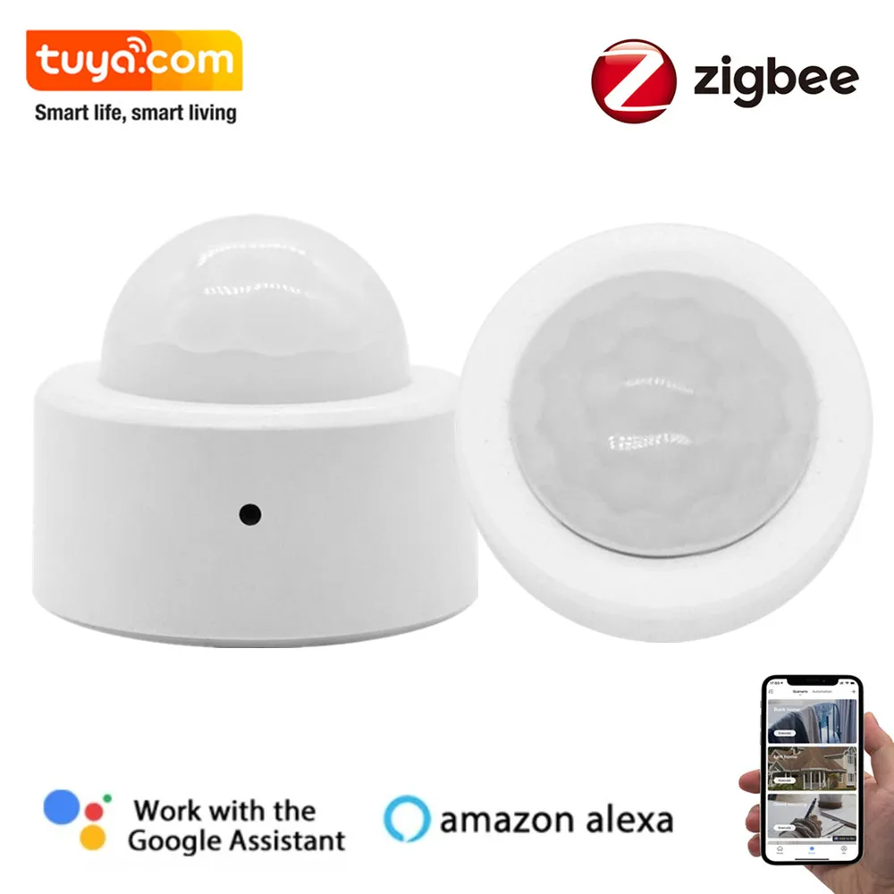 

Беспроводной инфракрасный датчик движения Tuya ZigBee, охранная сигнализация с управлением через приложение