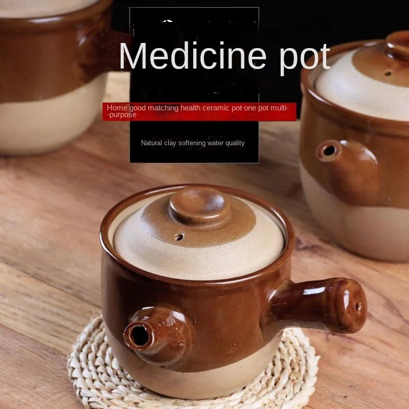 

Traditional Chinese Frying Pan Old-Fashioned Filling Jar Fried Casserole Boiled Pot Medicine