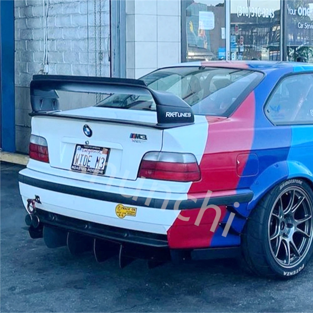 

For BMW E36 M3 spoiler 1990-2000 BMW M3 series GT Style spoiler E36 Series 3 coupe ABS plastic materail unpainted spoiler
