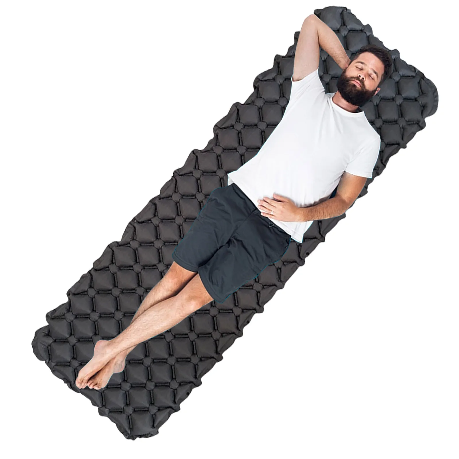 

Camping Sleeping Pads Inflatable Camping Sleeping Pads Inflatable Sleeping Pad For Camping 75*22*2.3Inch Built-in Pump Ultimat